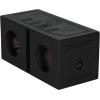 imageRockville RQB8 Dual 8 Vented Subwoofer Enclosure Bed Liner Finish 34 MDF SpringLoaded Terminals for Car Audio Enthusiasts