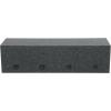 imageRockville RQS124 4Hole 12 Sealed Subwoofer Enclosure 34 MDF Deep Bass Gold SpringLoaded Terminals Durable Build for Car Audio