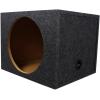 imageRockville RSQ15 26 cuft Sealed Car Subwoofer Enclosure Single 15 Sub Box 34 USA MDF Gold Terminals Made in USA for Car Audio
