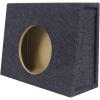 imageRockville RSST10 10 09 Cu Ft Sealed Subwoofer Enclosure Box Shallow Mount USAMade MDF Gold Terminals for CarTruck Audio Systems