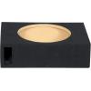 imageRockville RSTS10V Single 10 Vented Shallow Truck Subwoofer Enclosure 053 Cu Ft 58 MDF Push Terminals Perfect for HighPowered Subs