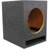 imageRockville RSV10 Single 10 10 cuft Vented Subwoofer Enclosure Box Made in USA Grade A 34 MDF Construction Gold Spring Terminals for Car Audio