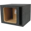 imageRockville RSVK10 10 Square Sub Box Enclosure Vented Fits Kicker S10L3S10L5L7 USAMade MDF PrecisionCut Gold Terminals for Car Audio