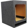 imageRockville RSVK12 Single 12 MDF Vented Subwoofer Enclosure Box Fits Kicker SoloBaric L7L5L3 Hifonics amp Other Square Woofers 34 USA MDF Gold Terminals Precision Build for Car Audio