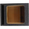 imageRockville RSVK12 Single 12 MDF Vented Subwoofer Enclosure Box Fits Kicker SoloBaric L7L5L3 Hifonics amp Other Square Woofers 34 USA MDF Gold Terminals Precision Build for Car Audio