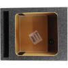 imageRockville RSVK12 Single 12 MDF Vented Subwoofer Enclosure Box Fits Kicker SoloBaric L7L5L3 Hifonics amp Other Square Woofers 34 USA MDF Gold Terminals Precision Build for Car Audio
