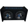 imageRockville RV1010P Dual 10 1000W Peak500W RMS Car Audio Subwoofers in Vented Enclosure Durable MDF Cabinet Aviation Carpet Finish Powerful Bass for Car Audio Systems
