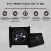 imageRockville RV101D 500W 10 Loaded Car Subwoofer Enclosure with Mono Amplifier and Amp Kit HighPerformance Bass Durable Build Easy Installation for Car Audio EnthusiastsSingle 10