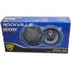 imageRockville RV53A 525 3Way Car Speakers 1200 Watts Peak  200 Watts RMS 4 Ohm Polypropylene Woofer Butyl Rubber Surround with Grille CEA Compliant for Car Audio 4Piece