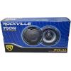 imageRockville RV63A MAX 65 3Way Car Speakers 750W Peak  150W RMS 4 Ohm Polypropylene Woofer Butyl Rubber Surround with Grilles CEA Compliant for Nissan Maxima 4Piece