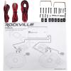 imageRockville RV682C 6x8 Component Car Speakers 900W 4 Ohm CEA Rated Polypropylene Woofer Butyl Surround 12 PEI Tweeter for Car Audio 4Piece