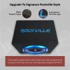 imageRockville RVB101A 10 Inch 500W Active Car Subwoofer with Enclosure Builtin Class AB Amplifier Adjustable Bass Boost Compact Design for Car Audio Enthusiasts