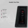 imageRockville RVS12A 1400W Peak  350W RMS 12 Slim Vented Powered Car Subwoofer Enclosure 4Ohm Remote Bass Knob Subsonic Filter MDF Build for Car Audio