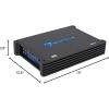imageRockville SK515 2000W 15 Loaded K5 Car Subwoofer Enclosure  dB12 Amplifier 2 Ohm HighPower Bass Durable MDF Build Complete Wiring Kit for Car Audio Enthusiasts