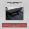 imageRockville Slim UnderSeat Powered Subwoofer Builtin Amplifier Aluminum Enclosure Remote Perfect for CarTruck Audio 6565