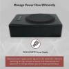 imageRockville Slim UnderSeat Powered Subwoofer Builtin Amplifier Aluminum Enclosure Remote Perfect for CarTruck Audio 6565