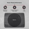 imageRockville Slim UnderSeat Powered Subwoofer Builtin Amplifier Aluminum Enclosure Remote Perfect for CarTruck Audio 658