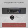 imageRockville Slim UnderSeat Powered Subwoofer Builtin Amplifier Aluminum Enclosure Remote Perfect for CarTruck Audio 658