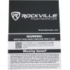 imageRockville VS8K54 8 K5 800W Peak200W RMS Car Subwoofer 4 Ohm Vented Enclosure 400W Program Power 37Hz13kHz Deep Bass for Car Audio SystemsSinge 8 2 Ohm