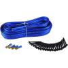 imageRockville W8K9D4 Bundle 2 8 in 2000W Peak Car Audio Subwoofers KryptonM3 4000W Peak1000W RMS Car Amplifier Dual 8 in Subwoofer Box RWK41 4Gauge Car Amp Wiring Kit 6Items