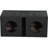imageRockville W8K9D4 Bundle 2 8 in 2000Watt Peak 500Watt RMS Dual 4Ohm Car Subwoofers Dual 8 in Vented Sub Box 14AWG Speaker Wire Screws Spade Terminals 5Items