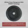 imageRockville Wheel of BASS 8 500W Powered Car Subwoofer 4 Ohm Slim Cast Aluminum Design Easy Install Remote Bass Knob for Trucks and Cars