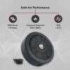 imageRockville Wheel of BASS 8 500W Powered Car Subwoofer 4 Ohm Slim Cast Aluminum Design Easy Install Remote Bass Knob for Trucks and Cars