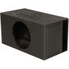 imageQ Power Q Bomb Series 15 Inch Ported Car Subwoofer Sub Box Enclosure with Single Vented Chamber Design and Black Bed Liner Spray Finish Black