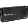 imageRockville ATOM P20 MarineATVCar Amplifier 1600W 4Channel ClassAB Bluetooth DynoCertified Volt Meter Perfect for Boats ATVs and Car Audio600w