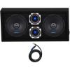 imageRockville CH102SP Bundle Chuchero Audio Enclosure Box 2 RXM88 8 in Mid Bass Drivers 2 RT4 3 in Tweeters Kevlar Cone Titanium Compression Horn 5 Items