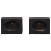 imageRockville Pair RS6x9BL 6x9 Wedge Sealed Car Speaker Box Enclosures Bedliner Finish Universal Fit Durable MDF for Car Truck Marine Audio