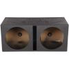imageRockville RBL15V Dual 15 23 Cu Ft Vented Subwoofer Enclosure Bed Liner 34 MDF Spring Terminals 39Hz Tuning for Car Audio Enthusiasts