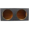 imageRockville RD12 Dual 12 125 cuft Sealed Subwoofer Enclosure Made in USA 34 MDF Premium Black Carpet Universal Fit for Car Audio