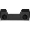 imageRockville REC107 Dual 10Inch Subwoofer Box Enclosure for 20192020 Dodge Ram Crew Cab Bedlined Underseat Downfire 080 cu ft Air Space 65Inch Mounting Depth