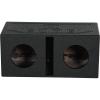 imageRockville RQB8 Dual 8 Vented Subwoofer Enclosure Bed Liner Finish 34 MDF SpringLoaded Terminals for Car Audio Enthusiasts
