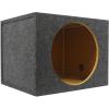 imageRockville RSQ15 26 cuft Sealed Car Subwoofer Enclosure Single 15 Sub Box 34 USA MDF Gold Terminals Made in USA for Car Audio