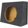 imageRockville RSST12 09 cuft Sealed 12 CarTruck Subwoofer Enclosure Shallow Mount 58 USA MDF Made in USA Compact Design for Tight Spaces