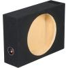 imageRockville RSTS10V Single 10 Vented Shallow Truck Subwoofer Enclosure 053 Cu Ft 58 MDF Push Terminals Perfect for HighPowered Subs