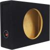 imageRockville RSTS12 12 Sealed Shallow Slim Subwoofer Enclosure Box 58 MDF 062 cu ft 45 Mounting Depth for CarTruck Audio