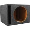 imageRockville RSV12 Single 12 Vented Subwoofer Enclosure Box 122 cuft 34 MDF 38Hz Tuned Port Gold Terminals Made in USA Fits Subs up to 1475
