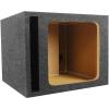 imageRockville RSVK12 Single 12 MDF Vented Subwoofer Enclosure Box Fits Kicker SoloBaric L7L5L3 Hifonics amp Other Square Woofers 34 USA MDF Gold Terminals Precision Build for Car Audio