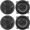 imageRockville RV53A 525 3Way Car Speakers 1200 Watts Peak  200 Watts RMS 4 Ohm Polypropylene Woofer Butyl Rubber Surround with Grille CEA Compliant for Car Audio 4Piece