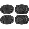 imageRockville RV694A 6x9 4Way Car Speakers 1000W 4 Ohm Rich Bass CEA Rated Polypropylene Woofer Butyl Rubber Surround for Car Audio 2Piece