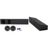 imageRockville W8K9D4 Bundle 2 8 in 2000W Peak 500W RMS Car Audio Subwoofers Dual 4Ohm Dual 8 in Subwoofer Box for 2009Up Ford F150 Super Crew Sub Box Installation Kit 4Items