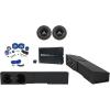 imageRockville W8K9D4 Bundle 2 8 in 2000W Peak Car Audio Subwoofers KryptonM3 4000W Peak1000W RMS Car Amplifier Dual 8 in Subwoofer Box RWK41 4Gauge Car Amp Wiring Kit 6Items