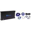 imageRockville dB15 6000 Watt Peak1500w RMS Mono 2 Ohm Amplifier Car Audio Bundle with Rockville RWK01 0 Gauge Complete Car Amp Wiring Installation Kit wRCAs