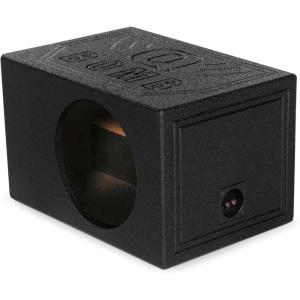 imageQPower Single 8Inch Vented Chamber Subwoofer Box SidePorted Design with 10 Cubic Foot of Airspace Solid 34Inch MDF Construction