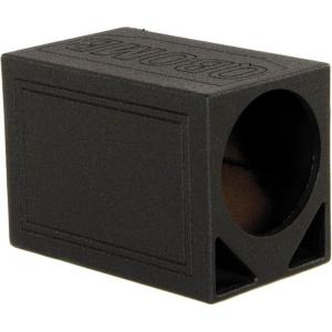 imageQPower Single Triangle Car Audio Ported Subwoofer Box Fits Most 12Inch Subwoofers  Deep Bass MDF Enclosure with Bed Liner Finish Tuned to 54 Hertz 22 Cu Ft Air Space