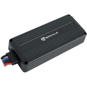 imageRockville ATV420 V2 500W 4Channel UTVMotorcycle Amplifier IP65 Waterproof Bluetooth Compact Design Crossover Controls Perfect for ATVsUTVsMotorcycles