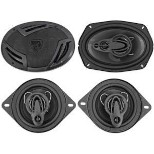 imageRockville Bundle 2 RV694A 6x9 4Way Car Speakers 1000 Watts220w RMS CEA Rated Bundle with 2 RV353A 35 3Way Car Speakers 200 Watts60 Watts RMS CEA Rated 4 Items